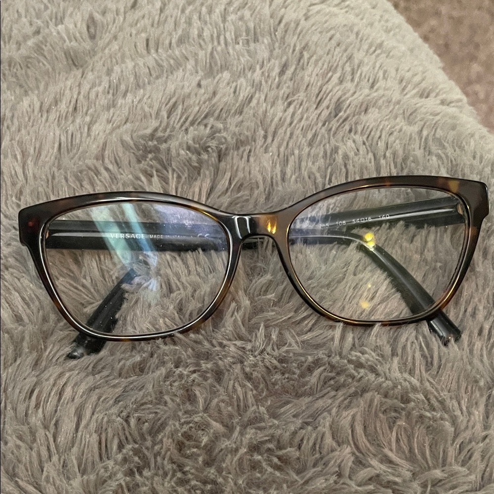 Versace Tortoise Shell Eyeglasses-